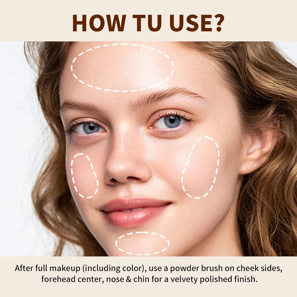 Translucent Loose Setting Powder and Matte Finishing Makeup for Daily Wear - 13