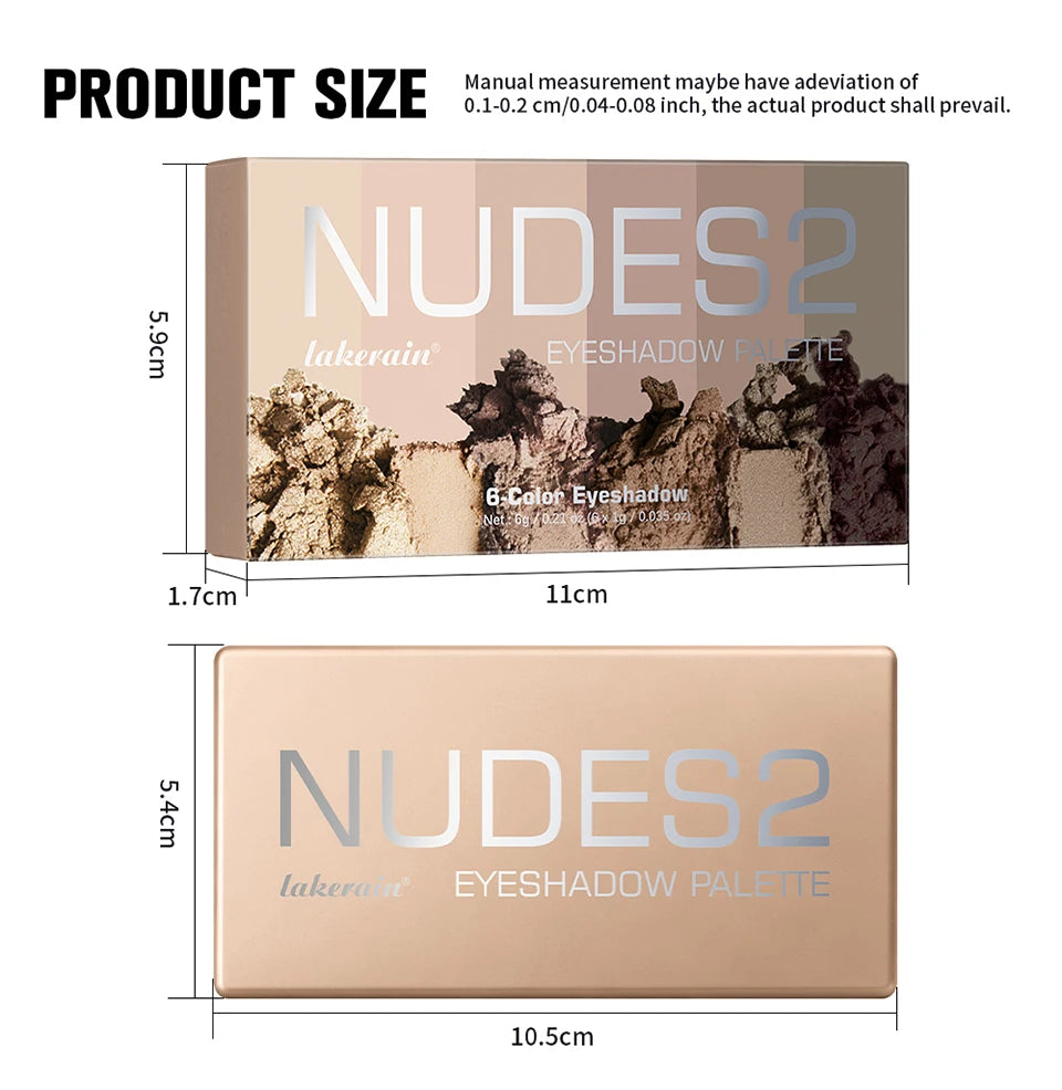 Eyeshadow Palette and Neutral Makeup Set for Everyday Looks and Party Wear