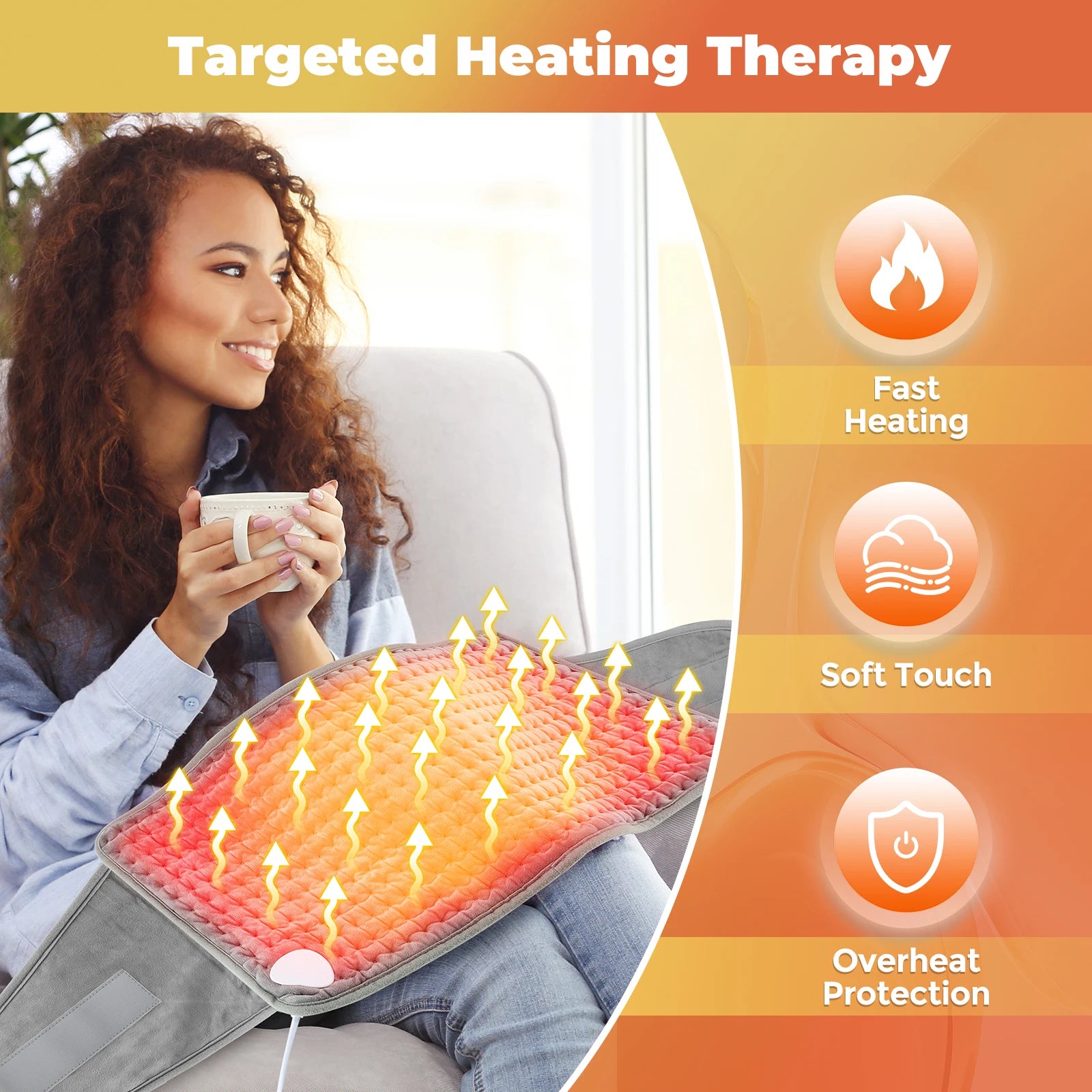 Electric Heating Waist Belt and Thermal Pad for Comfort During Cold Winters - 2