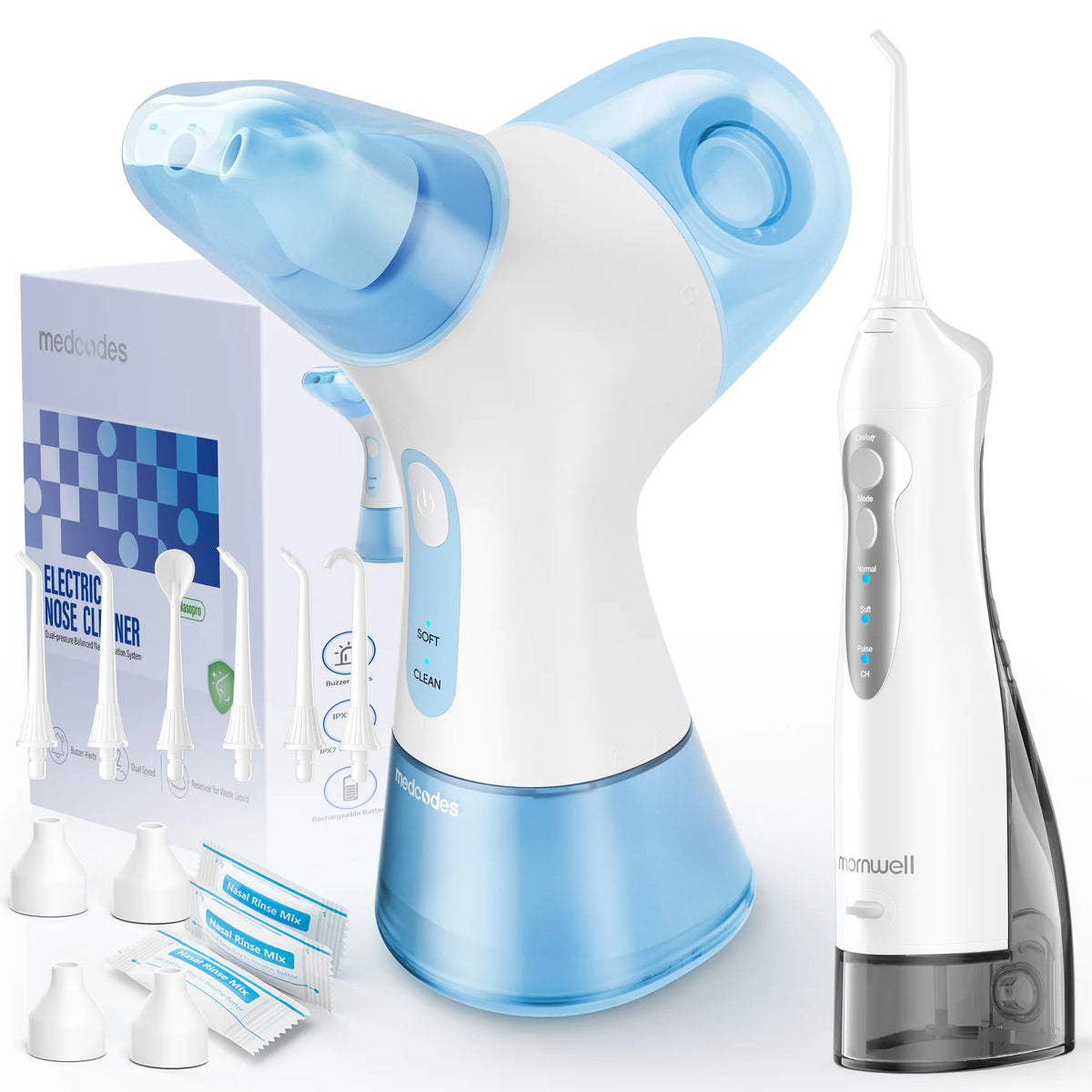 Nasal Rinse Irrigation and Sinus Wash Machine for Relieving Nasal Congestion