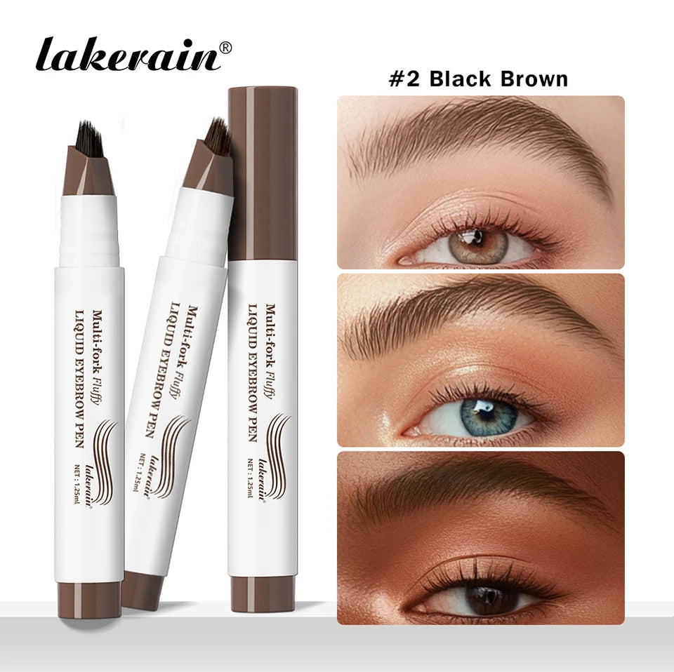 Liquid Eyebrow Pen and Tattoo Brow Tint for Natural Definition and Daily Makeup