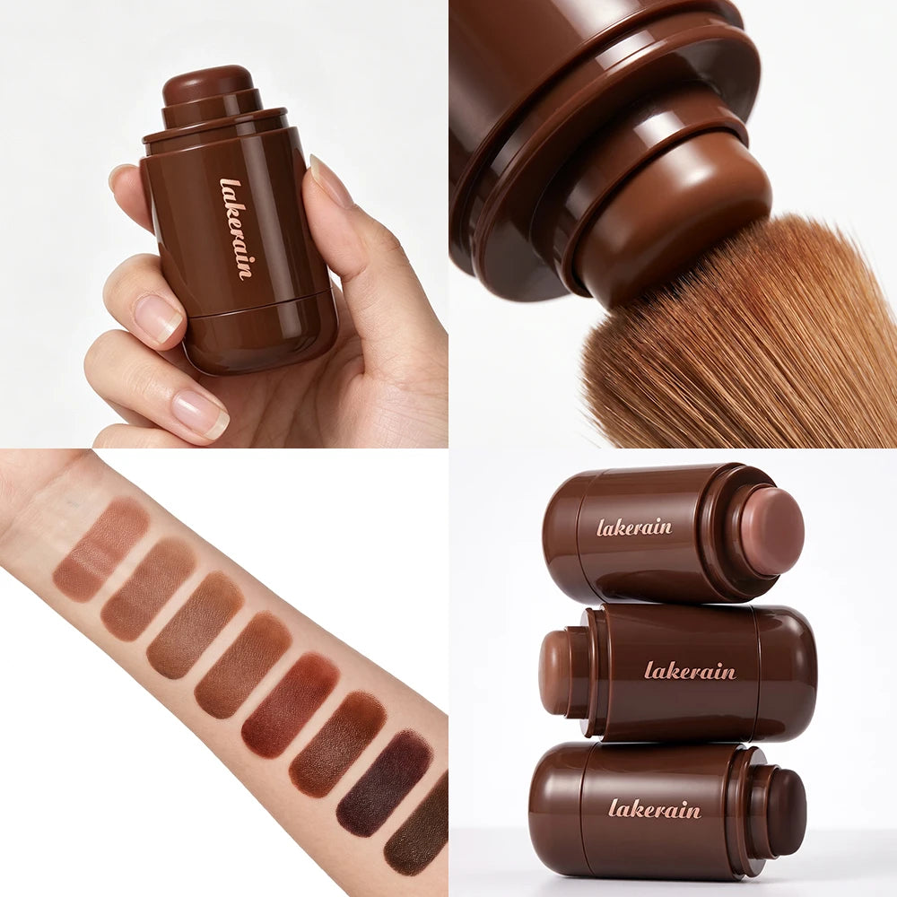 Cream Contour Stick and Bronzer Makeup for Daily Sculpting and Face Defining