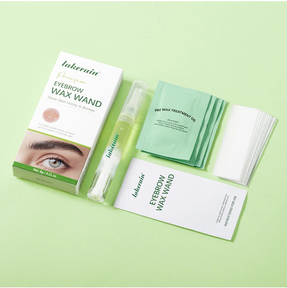 Eyebrow Wax Wand and Facial Hair Remover for Salon Quality Brows at Home