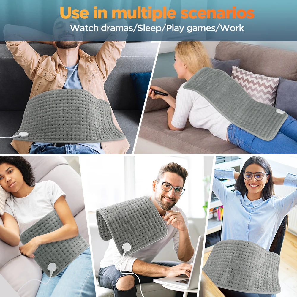 Electric Heating Pad and Thermal Warming Mat for Targeted Pain Relief at Home - 17