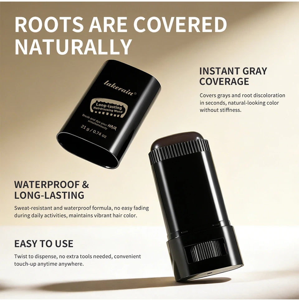 Hair Dye Stick and Gray Root Concealer for Instant Touch Ups and Daily Grooming
