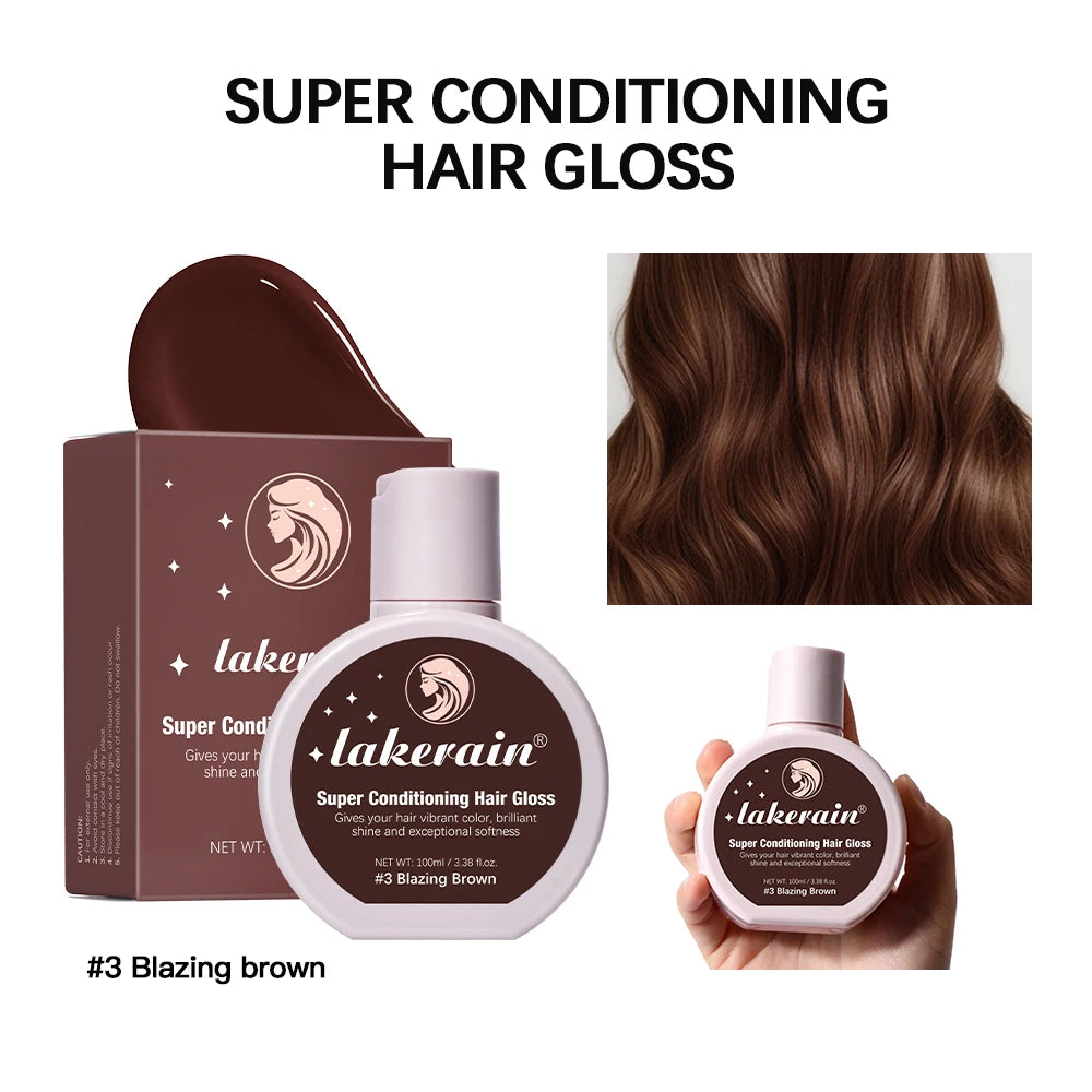 Super Conditioning Hair Gloss and Semi Permanent Hair Glaze for Vibrant Shine
