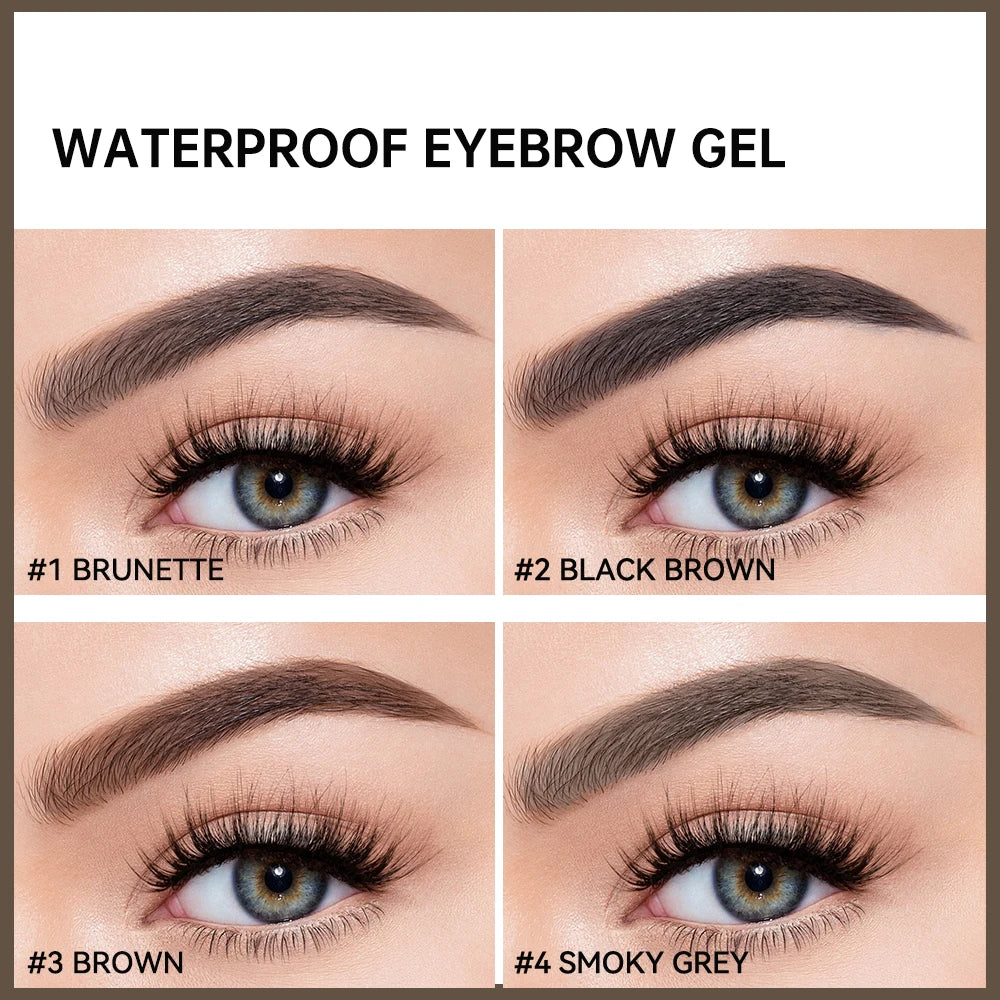 Waterproof Eyebrow Gel and Tinted Brow Enhancer for All Day Natural Looking Brows