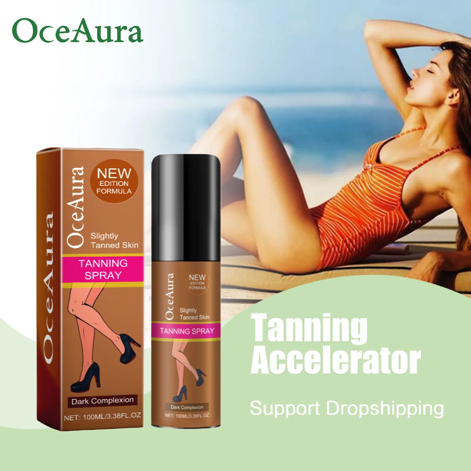 Sunless Tanning Spray and Self Tanning Lotion for achieving a natural glow - 2