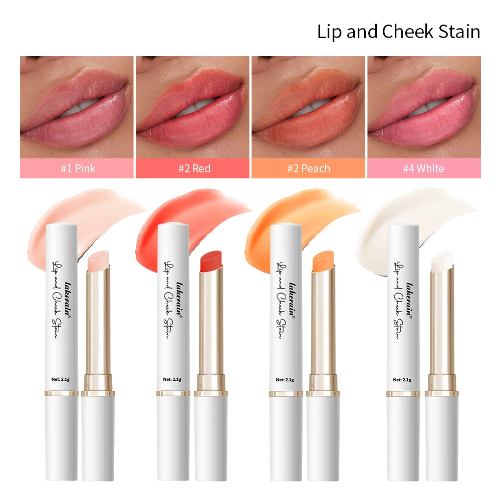 Lip and Cheek Stain and pH Color Changing Balm for Natural Daily Makeup Looks