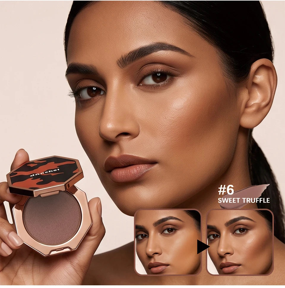 Cream Mousse Bronzer and Face Contour Makeup for Daily Sculpting and Tanning