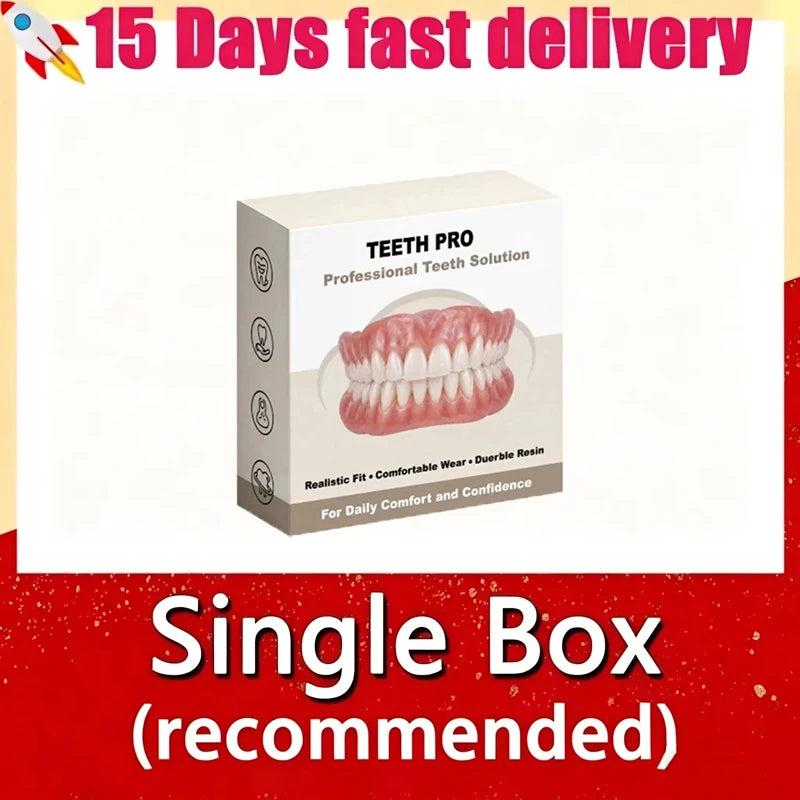 Silicone Dentures and Realistic False Teeth for Comfortable Daily Smile Support