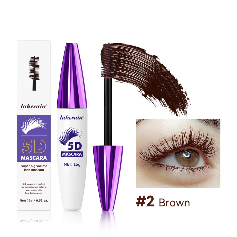5D Mascara and Waterproof Lash Lengthening Volume Makeup for Daily Eye Styling