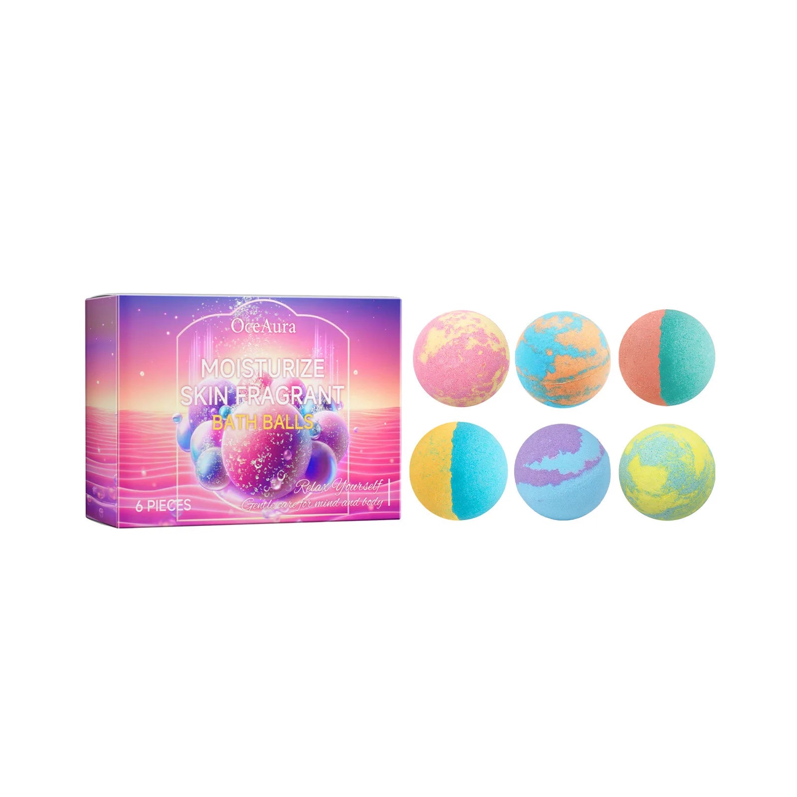 Bath Bombs and Fragrant Spa Balls for Deep Body Relaxation and Skin Care - 2