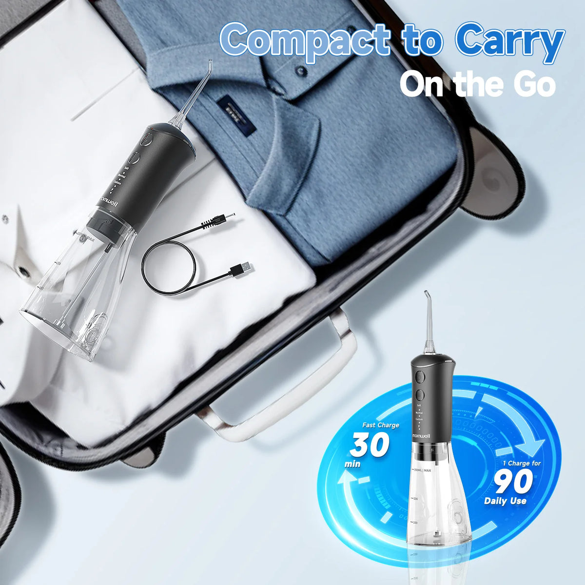 Water Flosser and Electric Toothbrush for Professional Daily Oral Hygiene