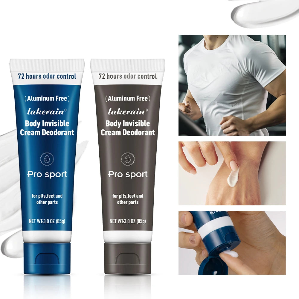 Body Deodorant Cream and Antiperspirant Lotion for Men Daily Freshness - 1