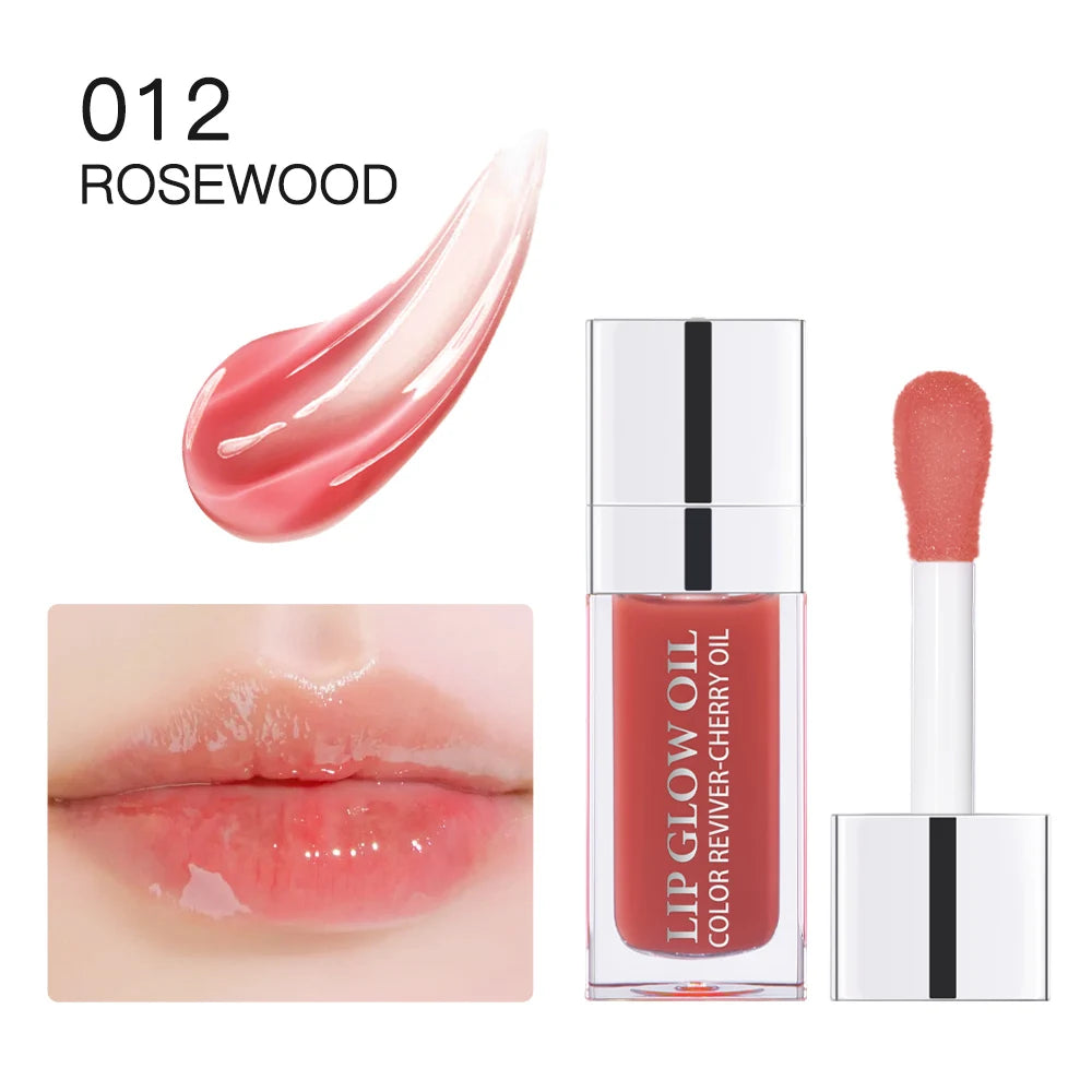 Lip Oil Plumping Lip Gloss and Hydrating Tinted Lip Glow for Daily Makeup Routines