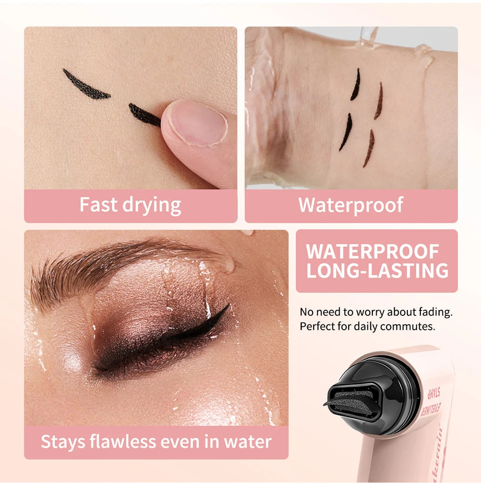 Waterproof Eyeliner Stamp and Winged Eye Makeup Tool for Quick Daily Application