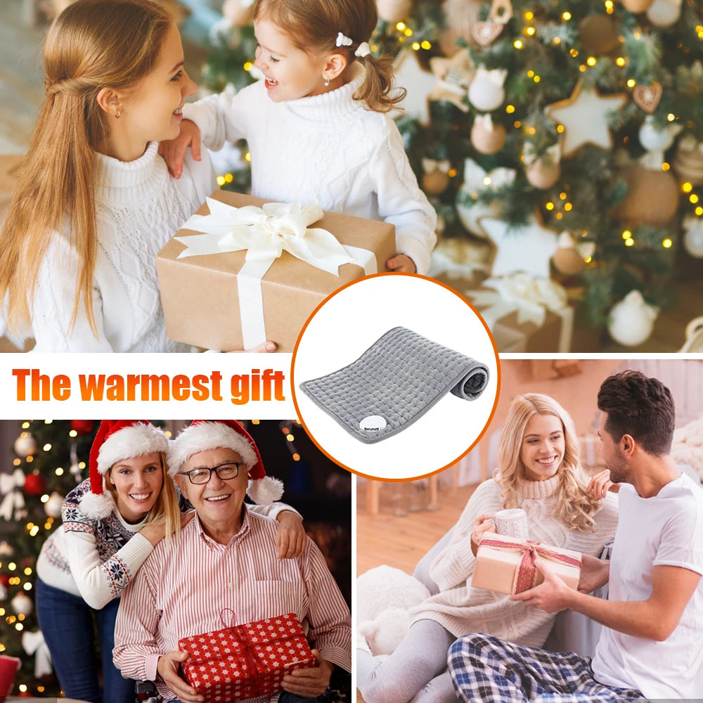 Electric Heating Pad and Warming Blanket for Muscle Pain Relief and Cold Evenings