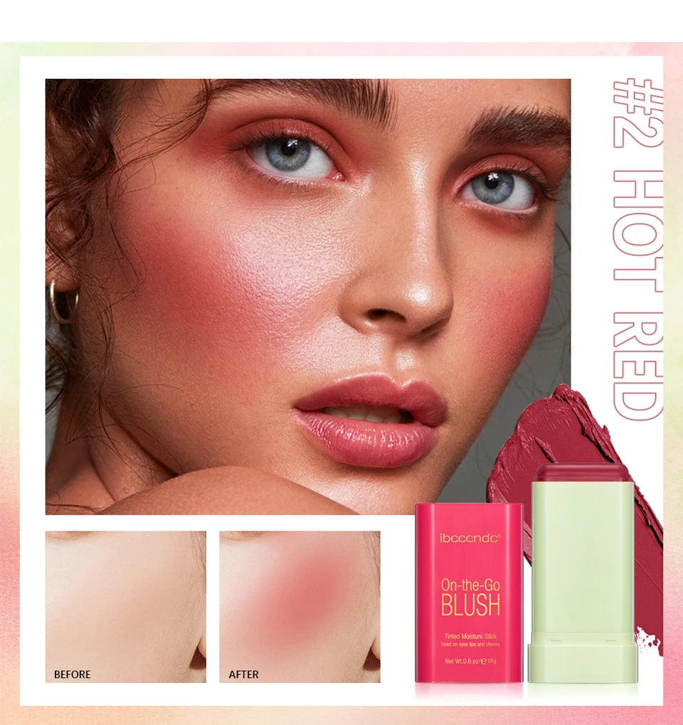 Tinted Moisture Stick and Cream Blush for Natural Daily Makeup Looks