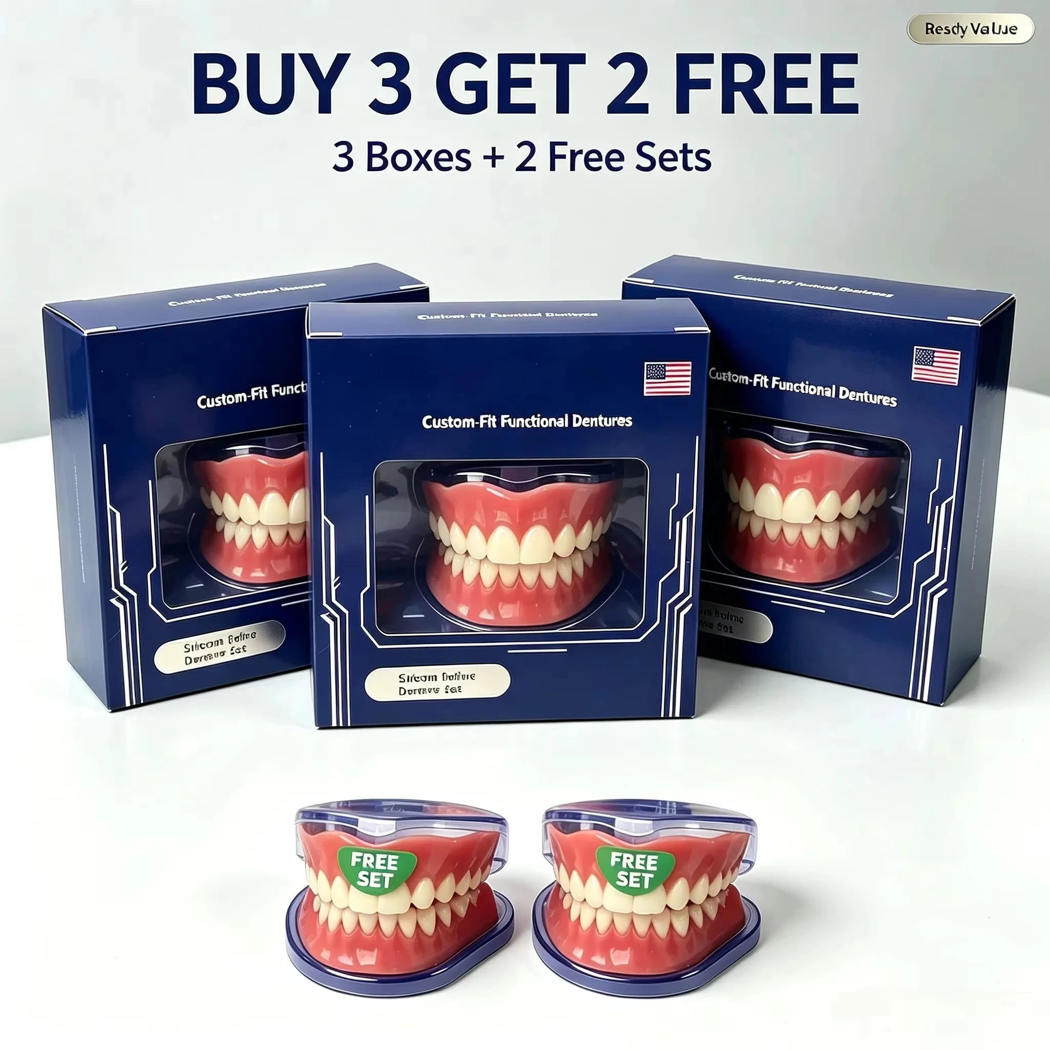 Resin Fake Teeth and Instant Smile Veneers for Daily Confidence and Social Events - 8
