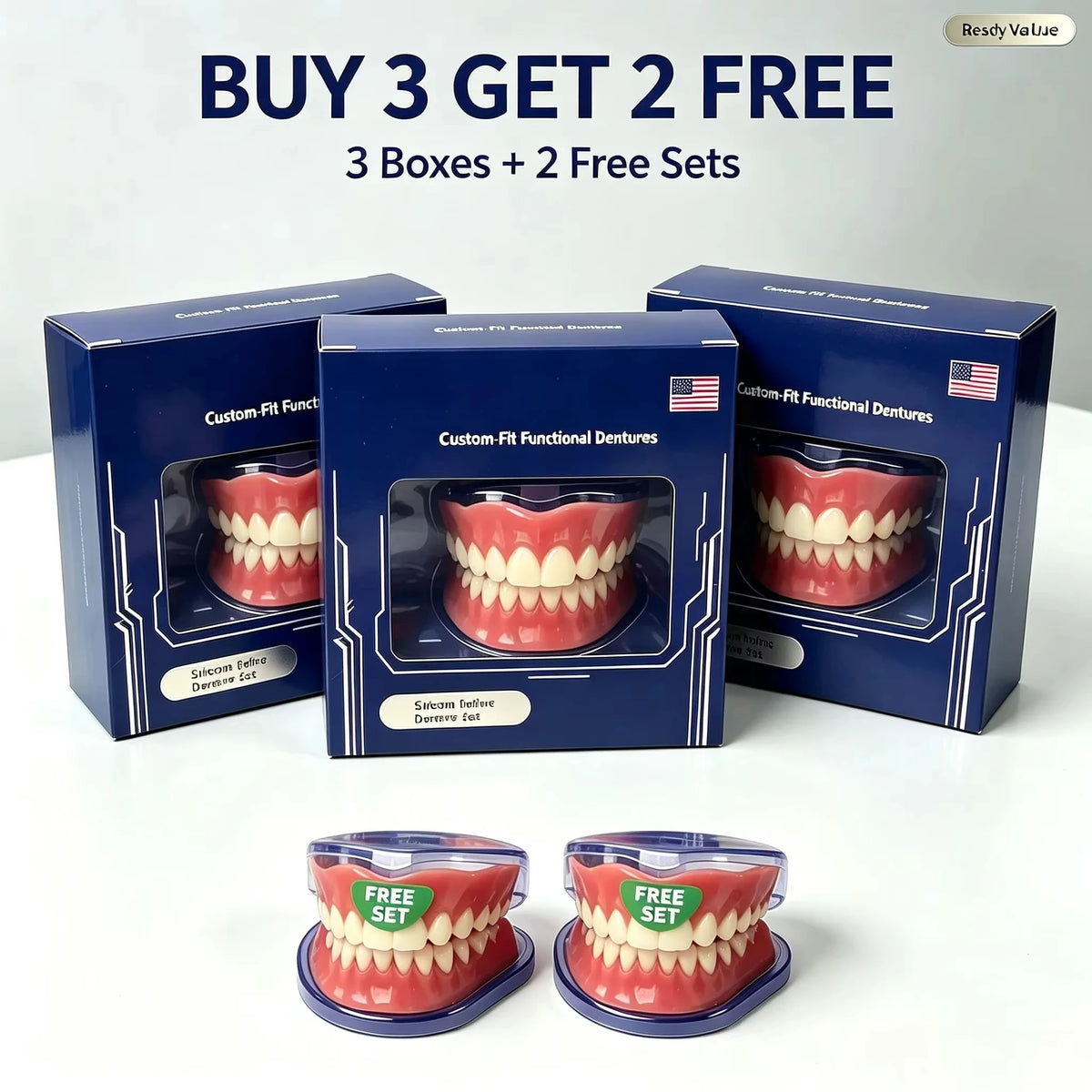 Resin Fake Teeth and Instant Smile Veneers for Daily Confidence and Social Events