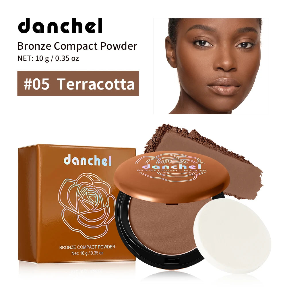 Matte Bronze Powder and Pressed Setting Powder for a Natural Sun Kissed Look - 21