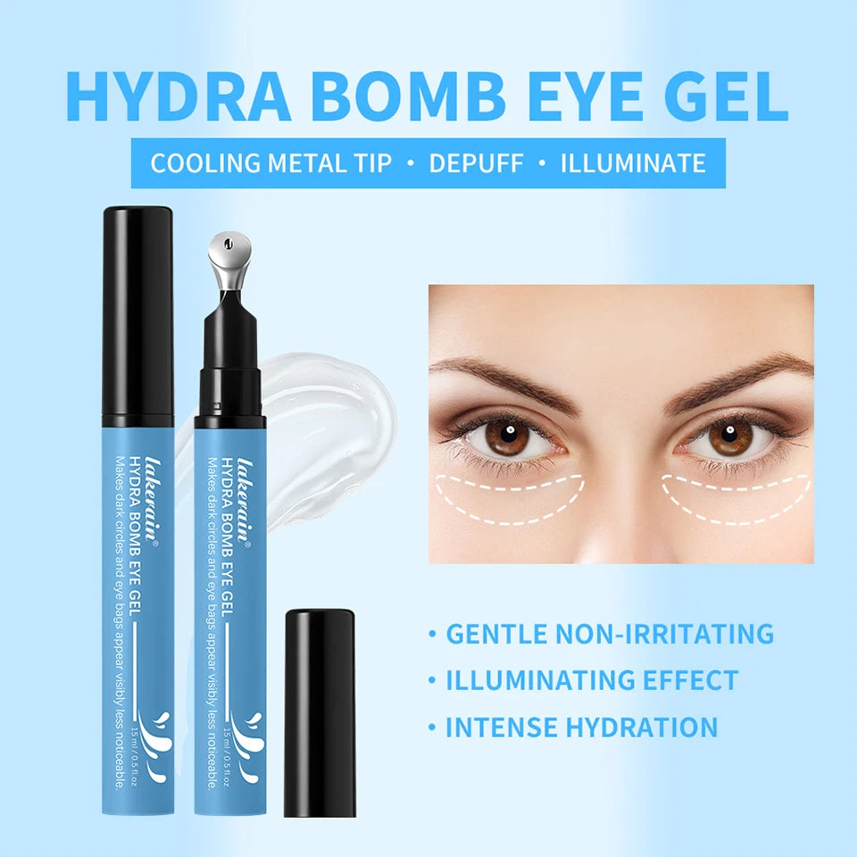 Eye Gel and Brightening Serum for Reducing Dark Circles and Tired Looking Eyes