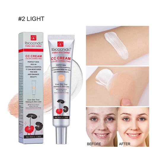 Color Correcting CC Cream and Foundation Primer for Natural Flawless Base Makeup