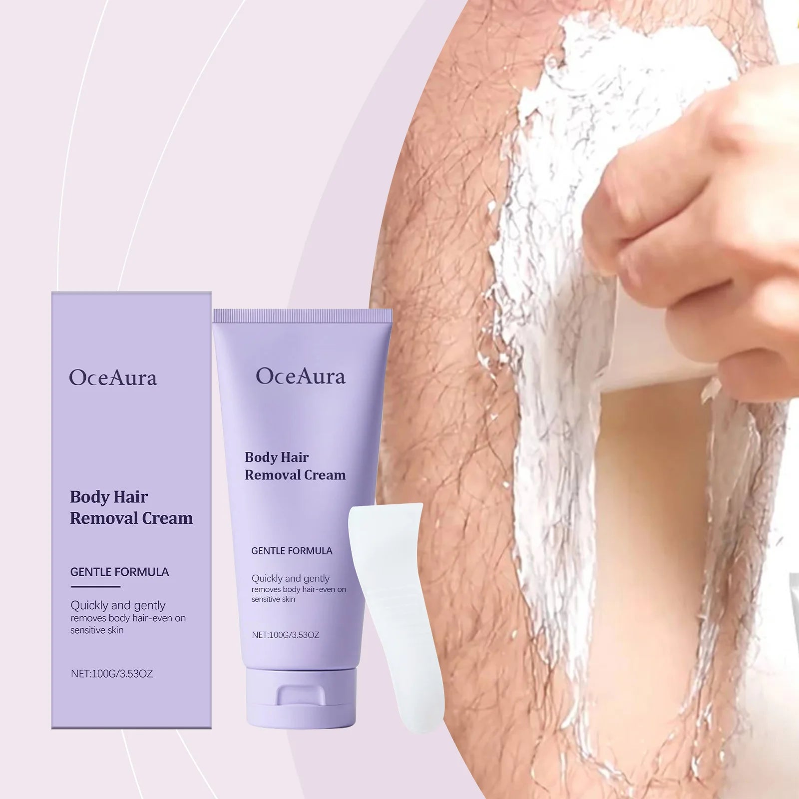 Hair Removal Cream and Depilatory Lotion for Smooth Painless Skin Results - 2