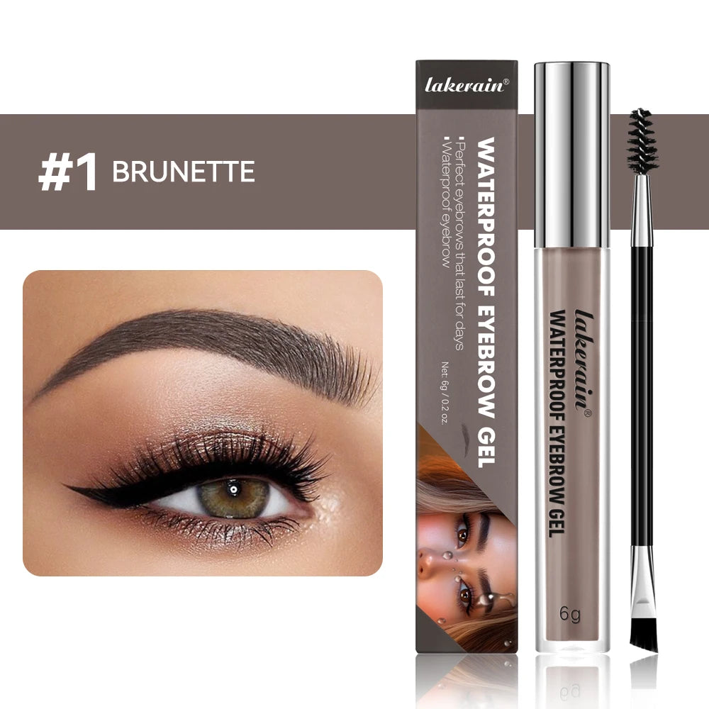 Waterproof Eyebrow Gel and Tinted Brow Enhancer for All Day Natural Looking Brows