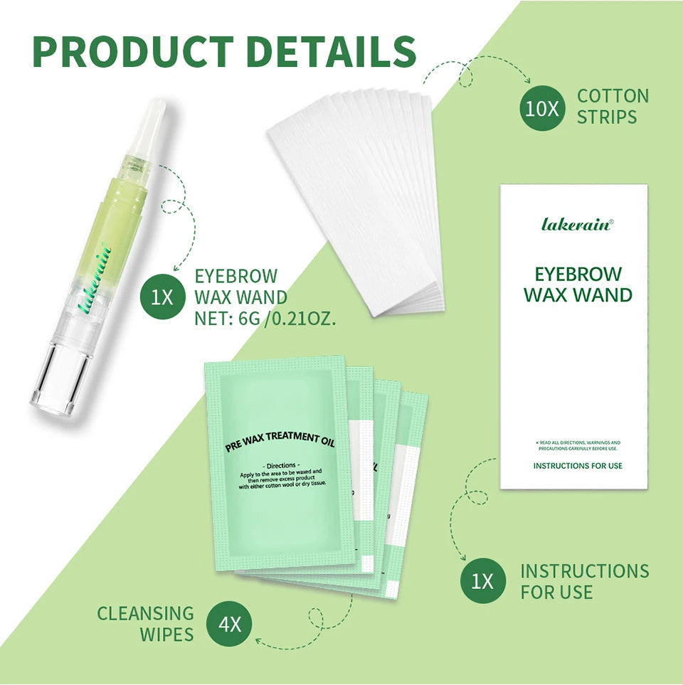 Eyebrow Wax Wand and Facial Hair Remover for Salon Quality Brows at Home - 8