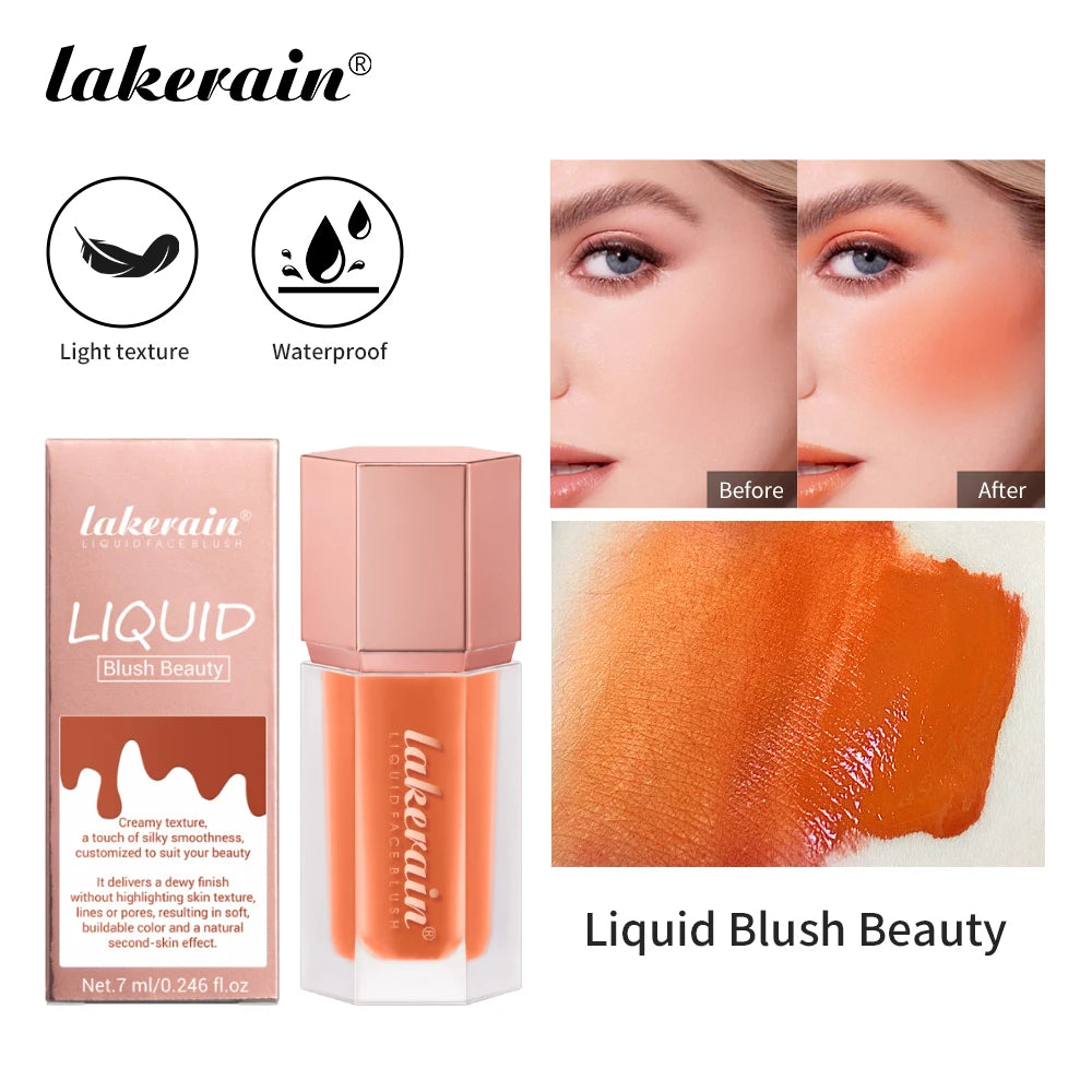 Liquid Blush and Cream Face Tint for a Natural Long Lasting Daily Makeup Glow