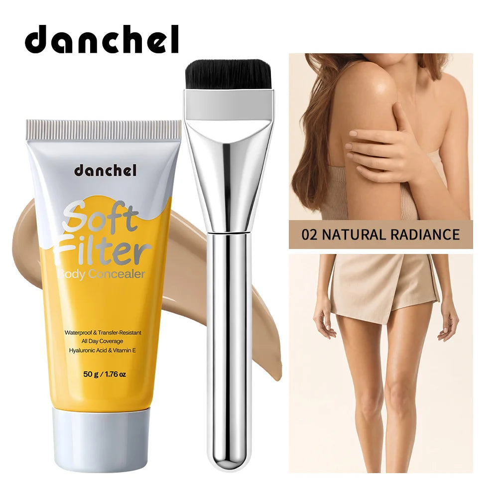 Body Concealer and Full Coverage Foundation for Flawless Skin and Tattoos