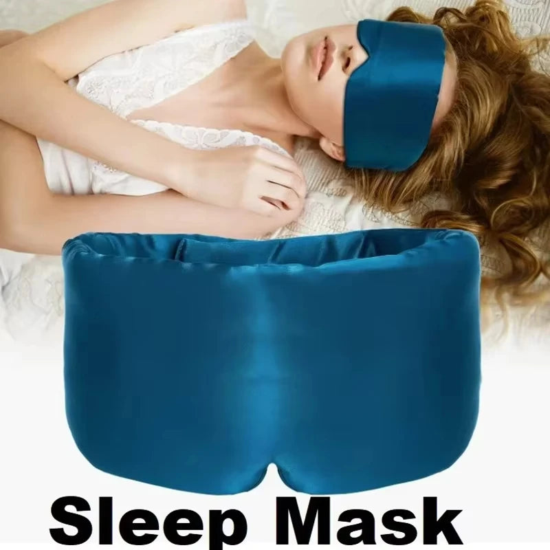 Silk Sleep Mask and Comfortable Eye Cover for Deep Sleep and Travel Relaxation - 8