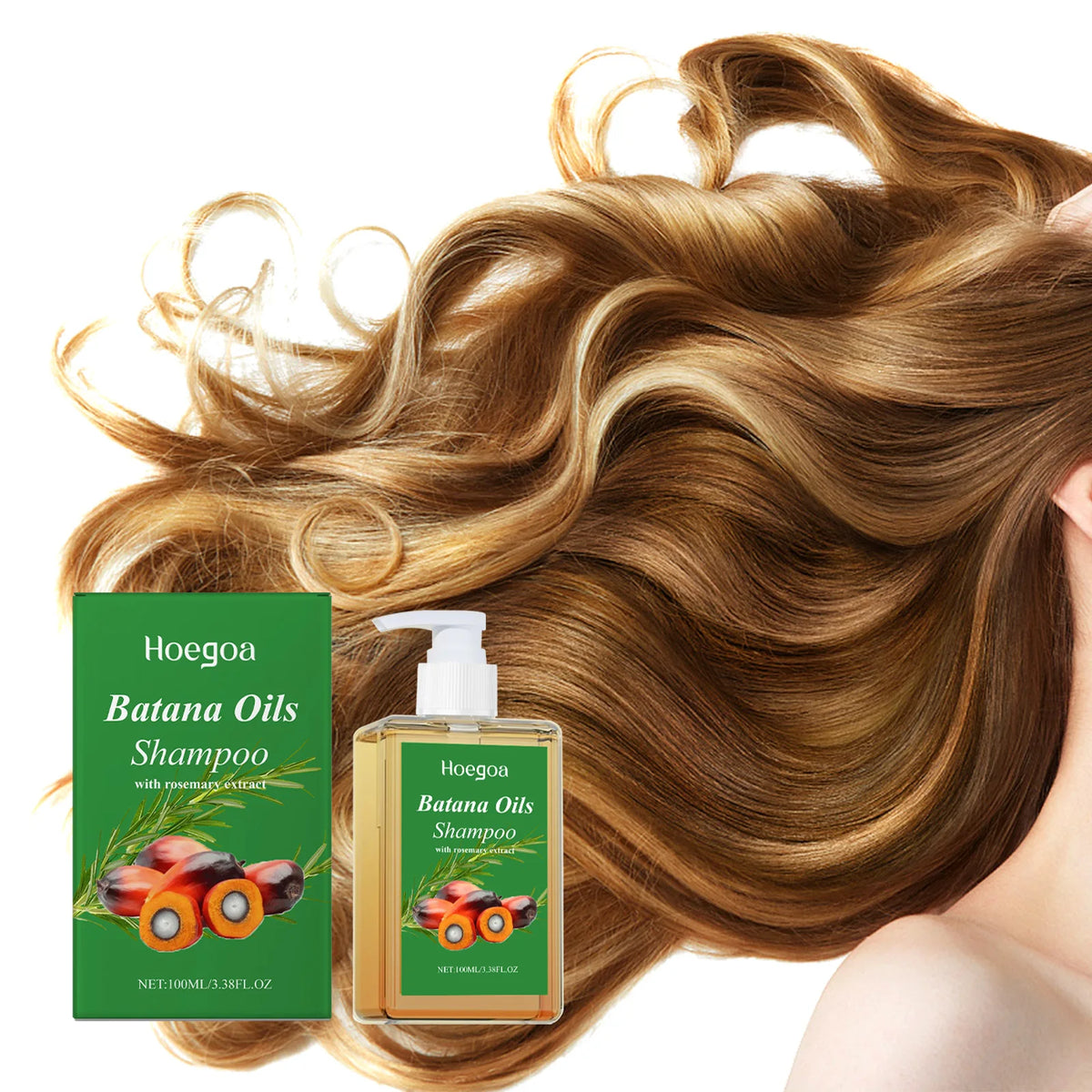 Batana Oil Shampoo and Hair Growth Cleanser for Damaged Hair and Scalp Care