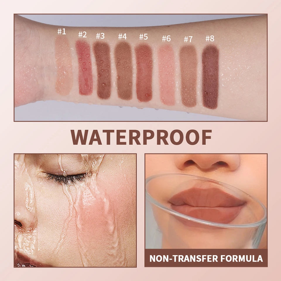 Cushion Silk Lip Cream and Matte Tint for Long Lasting Waterproof Makeup - 12