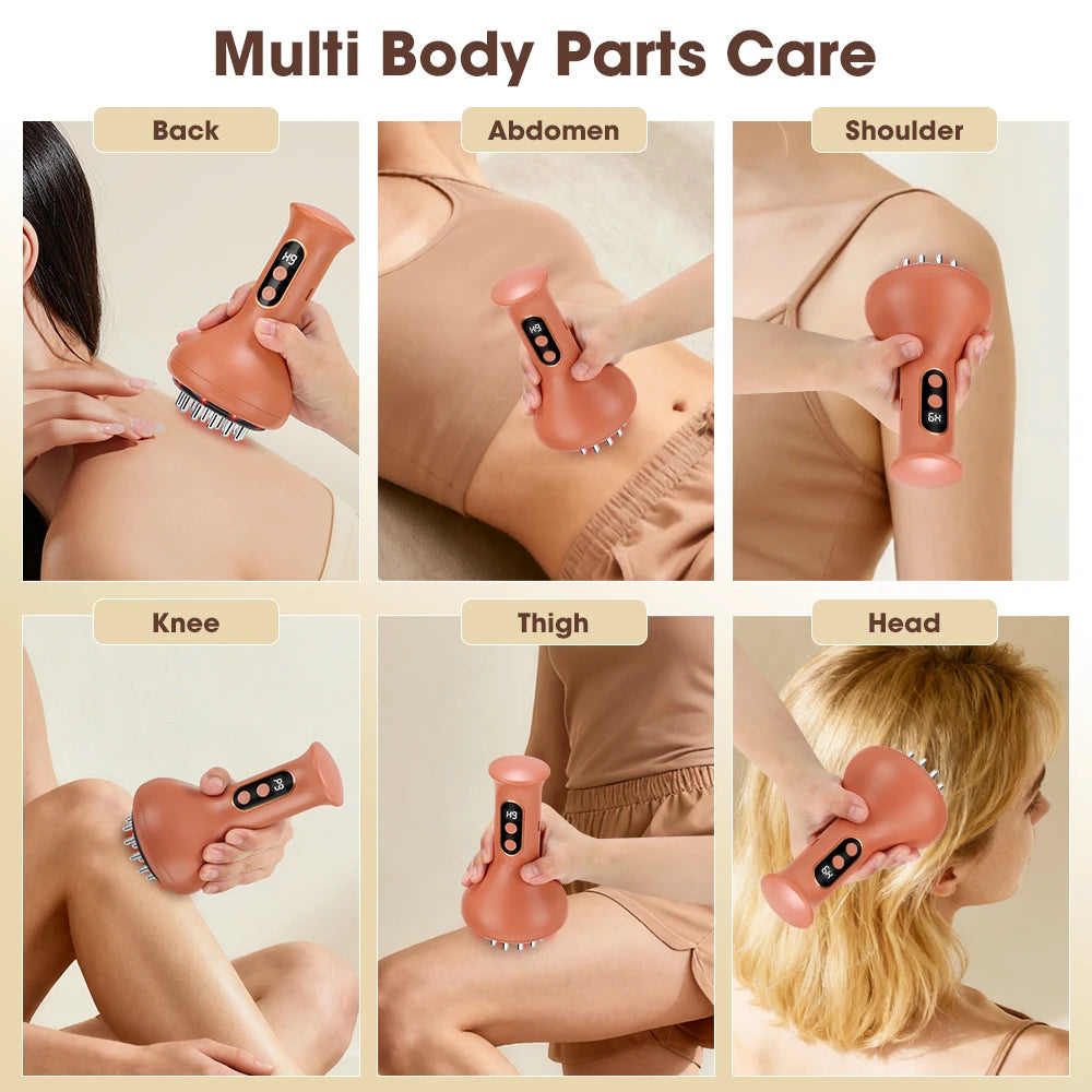 Electric Cupping Massager and Scraping Tool for Muscle Relaxation and Body Recovery - 26