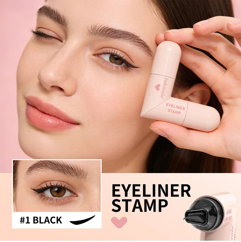 Liquid Eyeliner Stamp and Winged Eyeliner Pen for Perfect Quick Eye Makeup Looks