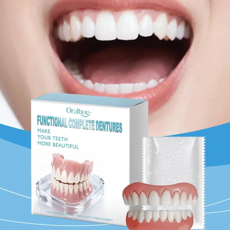 Fake Teeth Dentures and Instant Smile Veneers for Daily Confidence and Oral Care