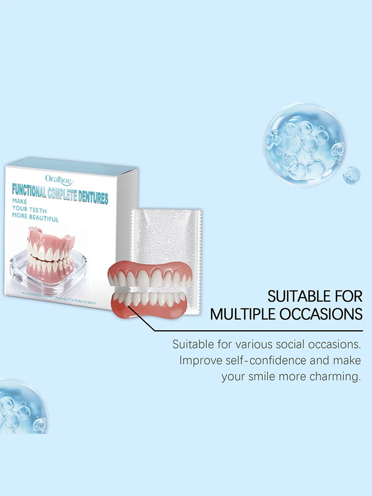 Fake Teeth Dentures and Instant Smile Veneers for Daily Confidence and Oral Care