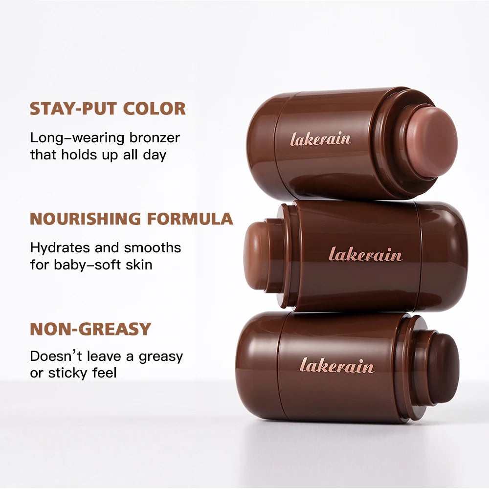 Cream Bronzer Stick and Face Contour Makeup for achieving a sun-kissed look - 7