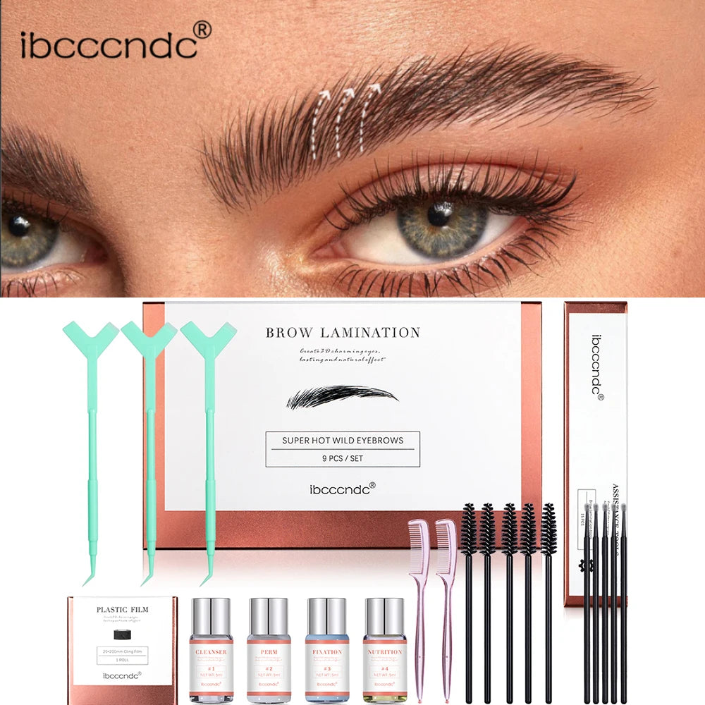Eyelash Perm and Tint Kit or Lash Lifting Set for Professional Home Beauty