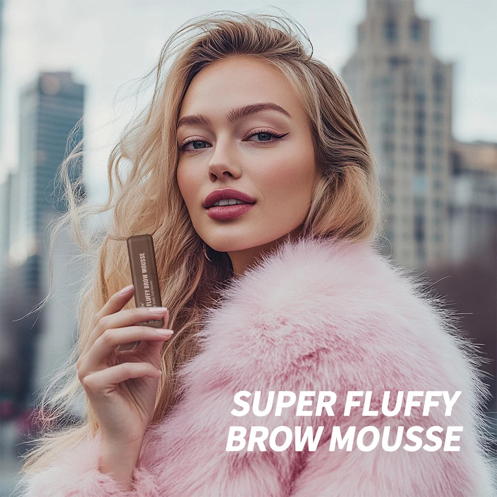 Eyebrow Mousse and Volumizing Brow Gel for Natural Full Brows Daily Makeup