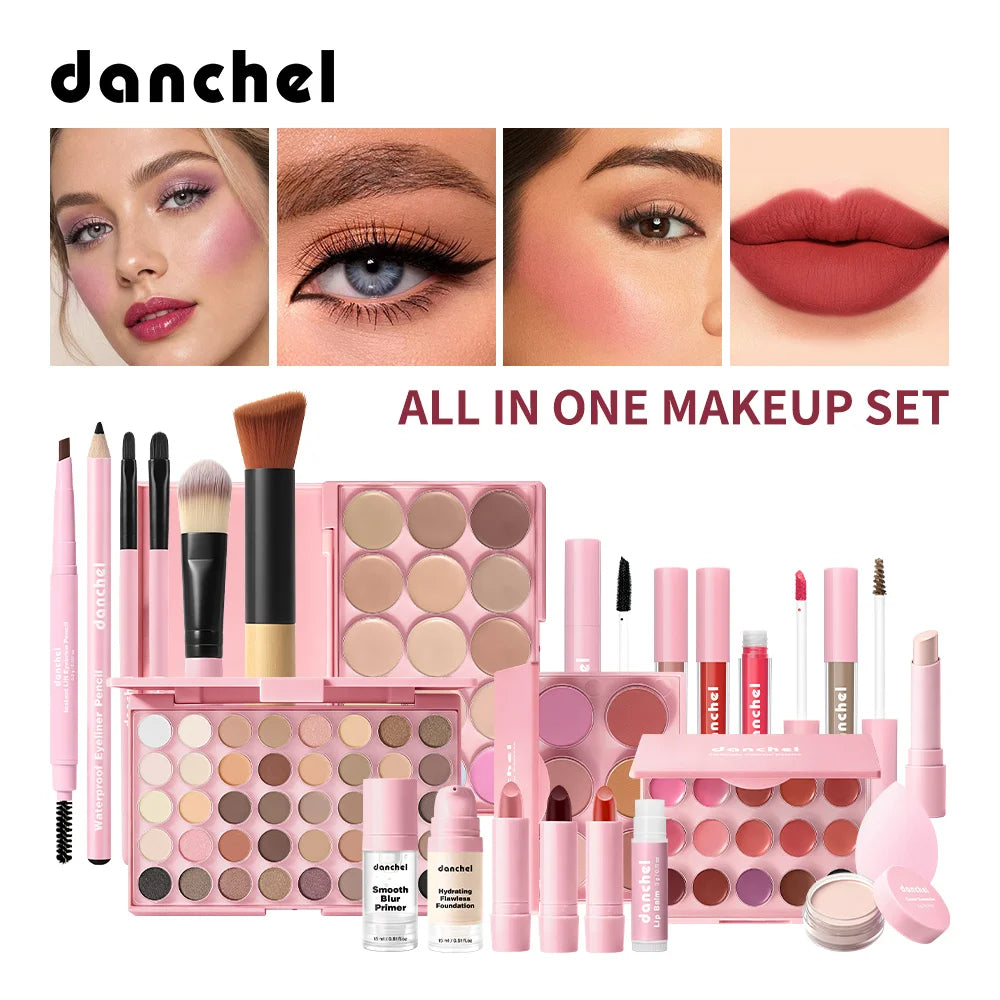 All in One Makeup Kit and Complete Cosmetic Set for Beginners and Travel - 22