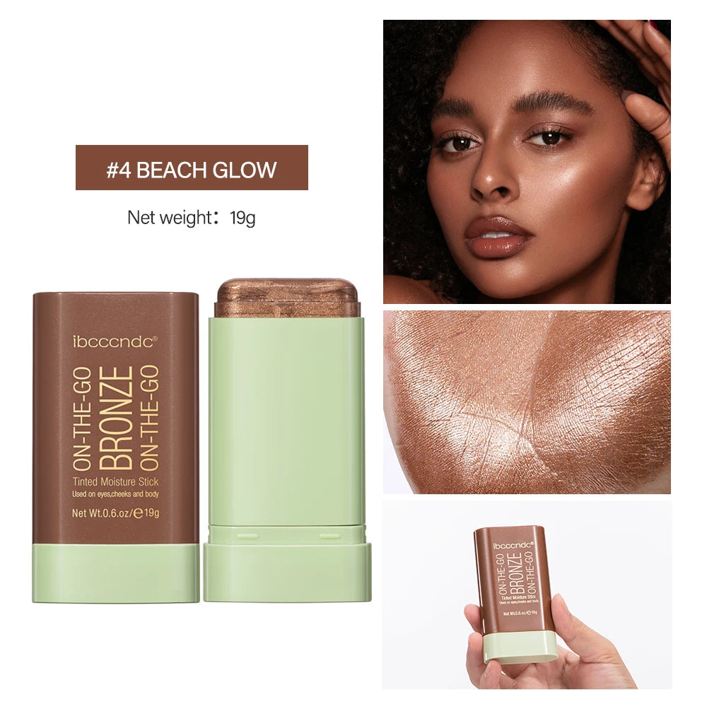 Contour Bronzer Stick and Face Sculpting Makeup for Daily Glowing Complexion