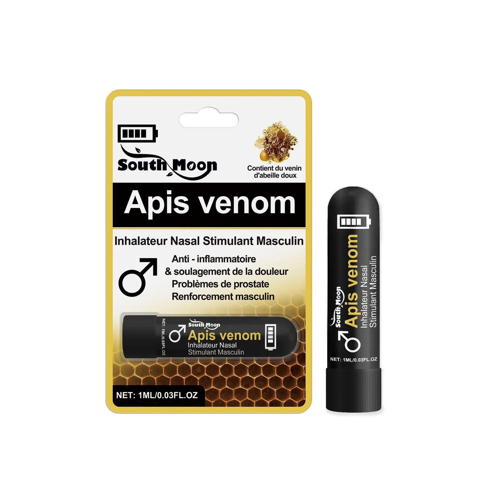 Nasal Sniffing Stick and Apis Venom Inhaler for Men Seeking Daily Wellness Support - 12