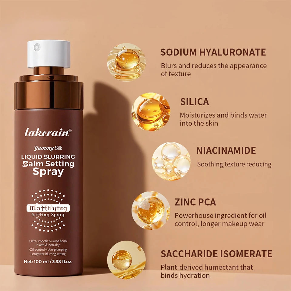 Liquid Blurring Balm Setting Spray and Makeup Fixer for long lasting daily wear
