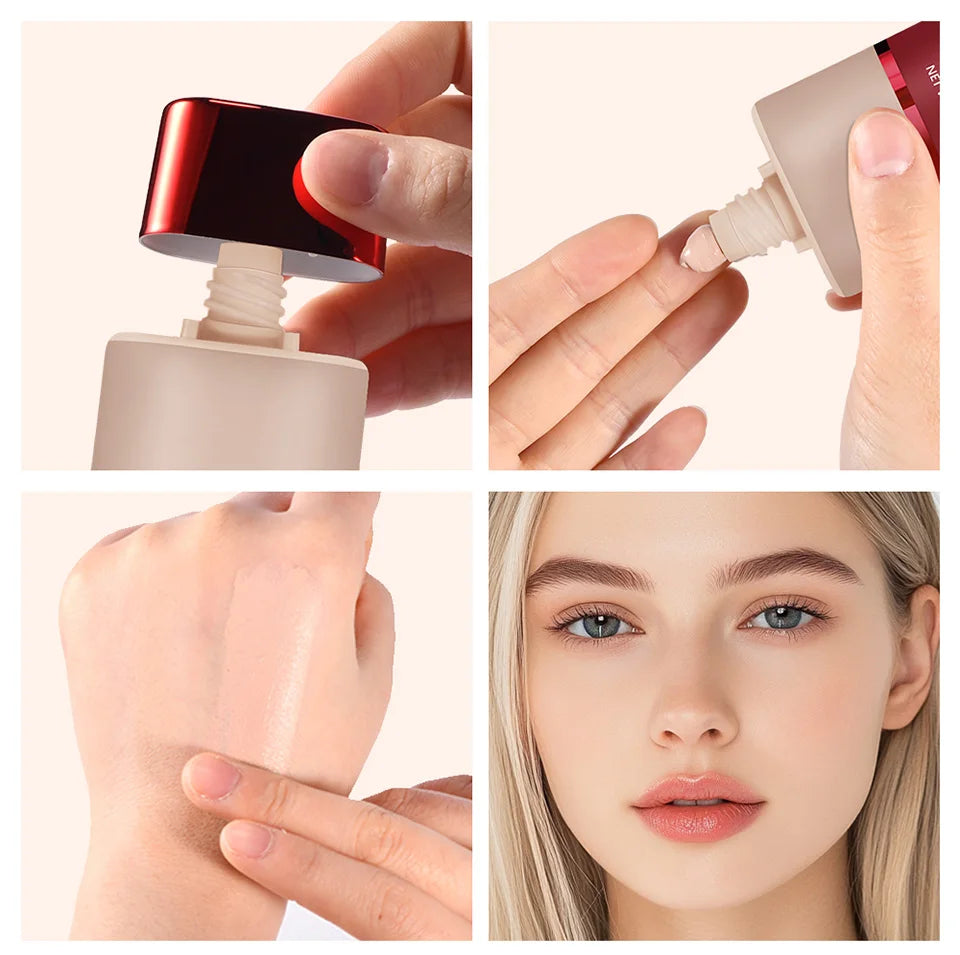 Liquid Foundation and Matte Face Base Makeup for a Smooth Flawless Daily Look - 17