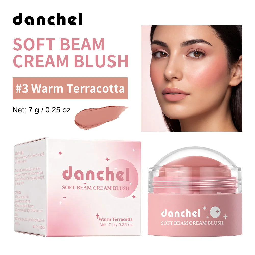 Soft Cream Blush and Multi Use Face Tint for Natural Daily Makeup Looks - 24