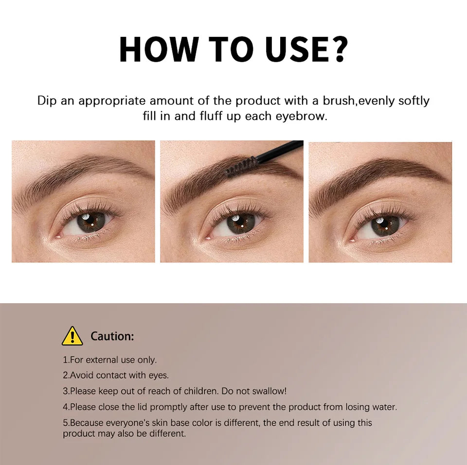 Eyebrow Mousse and Volumizing Brow Gel for Natural Full Brows Daily Makeup - 13